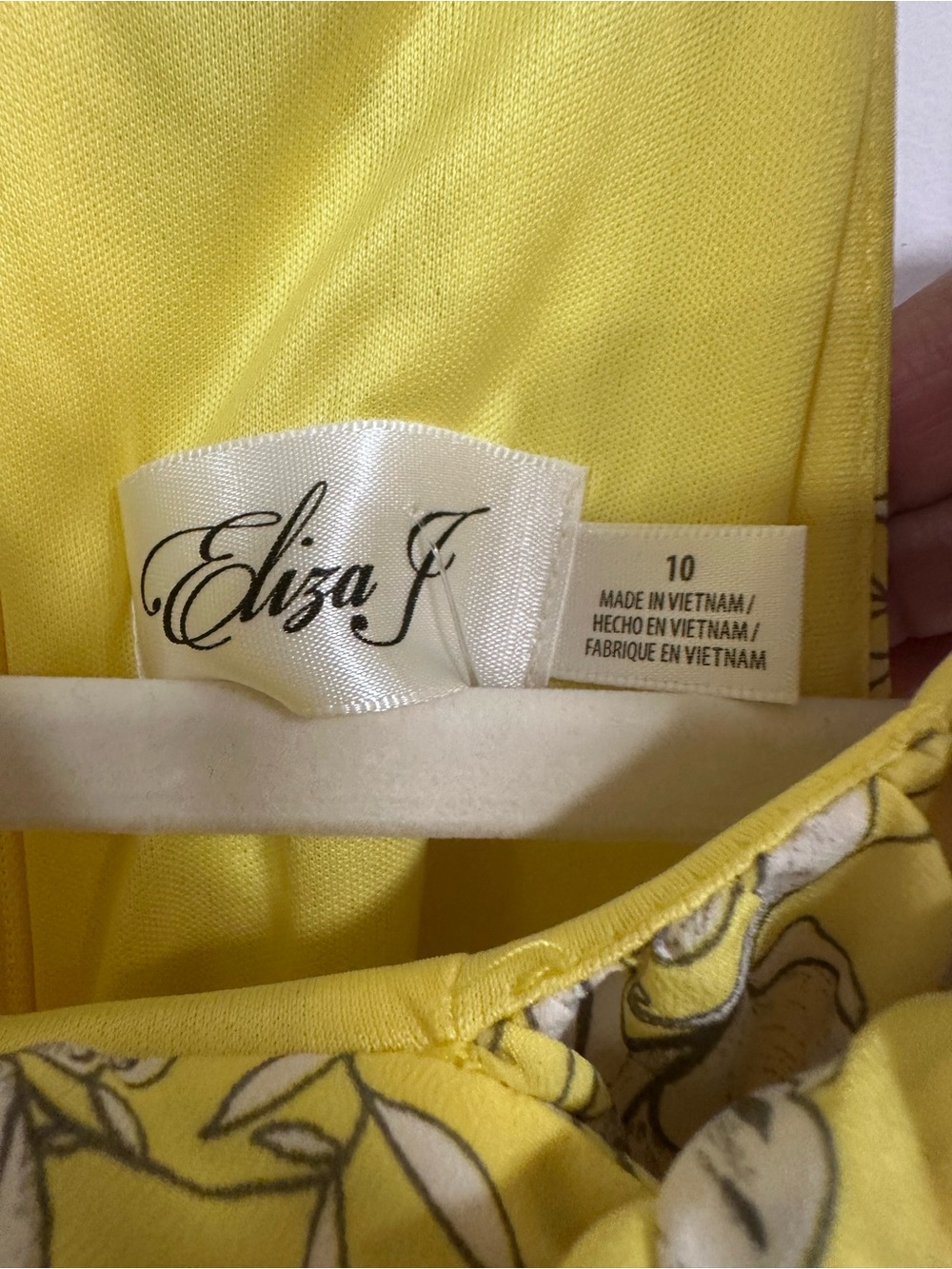 Eliza J Yellow Floral Halter Mini Dress - Picture 4 of 5